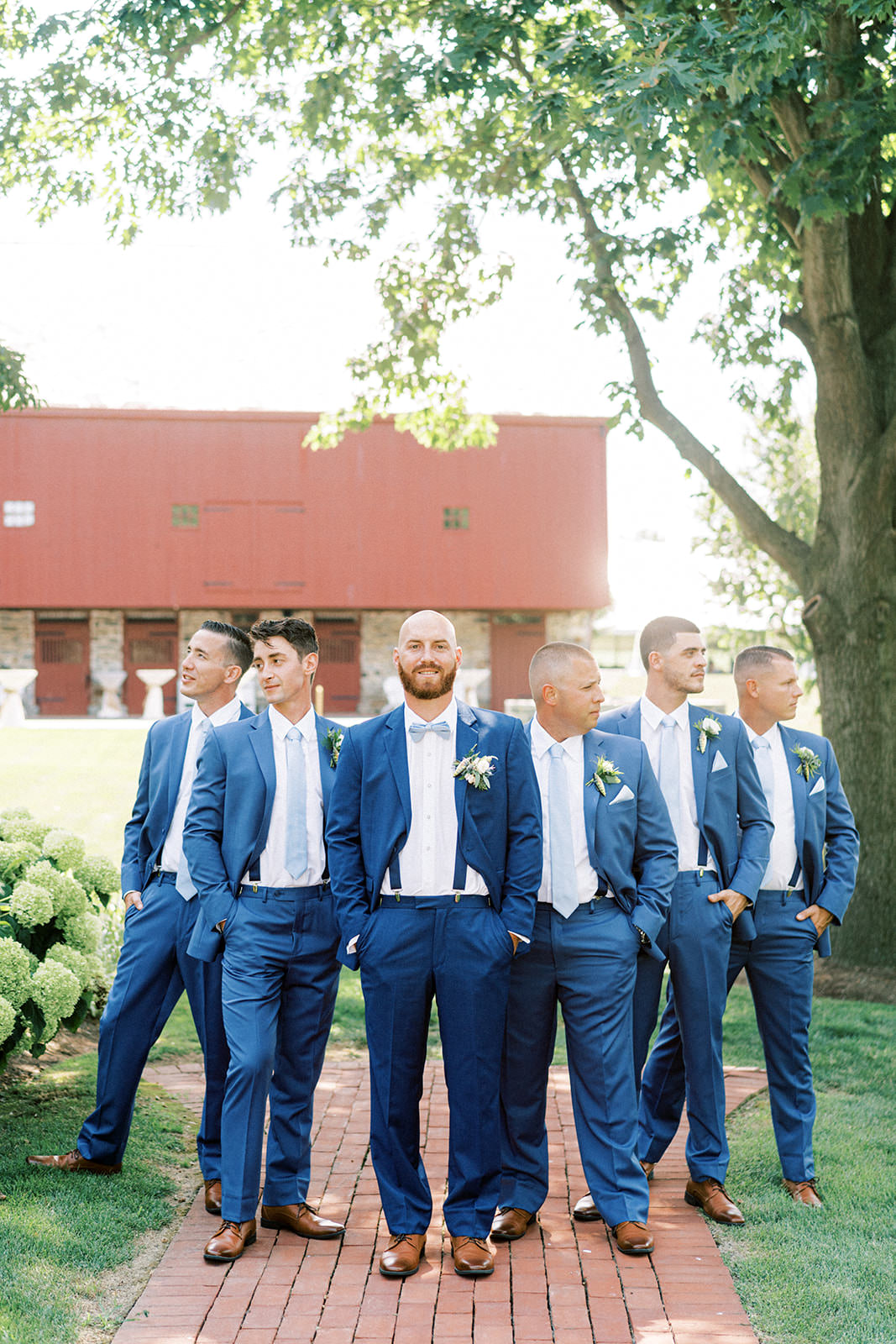 Groomsmen at the Farm at Eagles Ridge wedding in Lancaster, PA