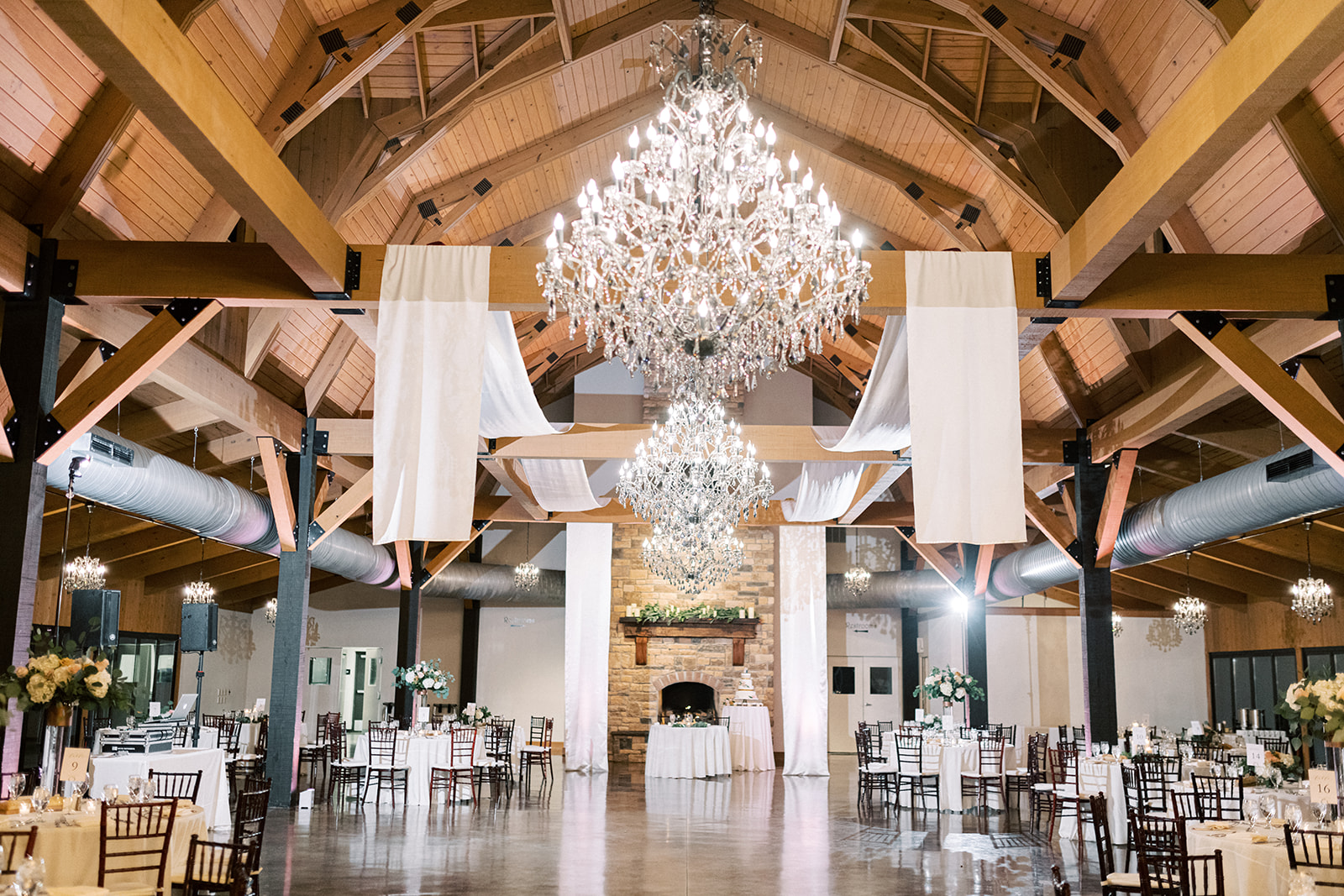 A wedding at the ballroom at Historic Acres of Hershey
